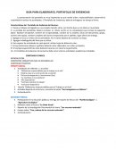 GUÍA PARA ELABORAR EL PORTAFOLIO DE EVIDENCIAS
