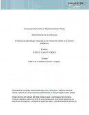 Selección de un sistema de control en el proceso productivo