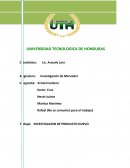 Estudio de mercadoUNIVERSIDAD TECNOLOGICA DE HONDURAS