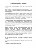 CONTRATOS TRASLATICIOS DEL DOMINIO Y DE OTROS DERECHOS REALES