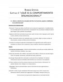 ¿Qué es el comportamiento organizacional?