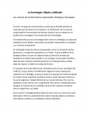 Las ciencias de los fenómenos organizados: Biología y Sociología