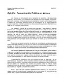 Municación Política en México