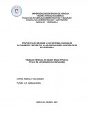 TRABAJO ESPECIAL DE GRADO PROPUESTA DE MEJORAS A LOS SISTEMAS CONTABLES ACTUALMENTE IMPUESTOS A LAS ASOCIACIONES COOPERATIVAS EN VENEZUELA