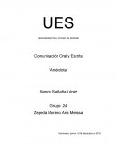 Comunicación Oral y Escrita “Anécdota”