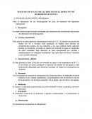 DIAGRAMA DE FLUJO PARA EL PROCESO DE ELABORACION DE HAMBURGUESA DE POTA