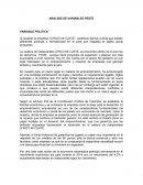 VARIABLES PESTE AGENCIA DE TURISMO “COSSIEORI”