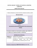 Aditivos: Análisis y control de calidad en la industria alimentaria, embutidos Hunza