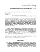 Demanda de civil daños y perjucios