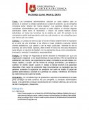 Factores claves para el éxito