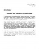 Cual es La educación motor de la existencia y olvido de la sociedad
