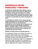 LAS GRNADES DIFERENCIAS ENTRE PODOLOGÍA Y PEDICURÍA