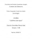 Análisis “Lástima de ropa”