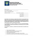 NSTRUCCIONES: PARA CONTESTAR SU EXAMEN DEBE SOLAMENTE UTILIZAR BOLÍGRAFO TINTA NEGRA O TINTA AZUL