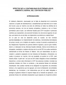 “EFECTOS DE LA CONTABILIDAD ELECTRÓNICA EN EL AMBIENTE LABORAL DEL CONTADOR PÚBLICO”