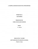 LA GUERRA, UN NEGOCIO NO MUY ÉTICO, PERO RENTABLE