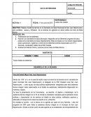 Secretaria de salud. ORDEN DEL DIA