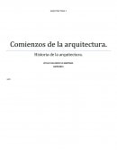 Comienzos de la arquitectura