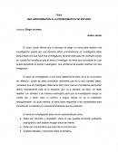 UNA APROXIMACIÓN A LA PROBLEMÁTICA DE ESTUDIO