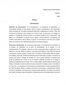 Es la transferencia y la comprensión de significados. La comunicación perfecta, si fuera posible, existiría cuando un pensamiento o idea transmitidos fueran percibidos por el receptor exactamente igual que lo imaginado por el emisor