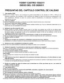 PREGUNTAS DEL CAPÍTULO CONTROL DE CALIDAD ¿Qué significa TQM?