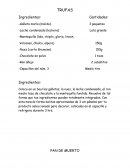 Preparación de trufas y pan de muerto