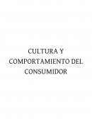 CULTURA Y COMPORTAMIENTO DEL CONSUMIDOR