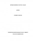 SISTEMAS ECONÓMICOS, POLÍTICOS Y LEGALES