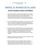 MIEDO, EL MUNDO DE A LADO