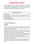 Transporte simple de moléculas a través de la membrana plasmática