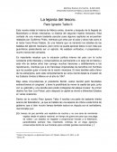 La lejanía del tesoro.