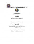 Expresión oral - Actividad de adquisición de conocimiento