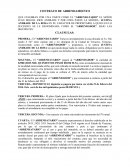QUE CELEBRAN POR UNA PARTE COMO EL “ARRENDATARIO” EL SEÑOR JUAN MIGUEL RIOS ANDRADE Y POR OTRA PARTE LA SEÑORA JUSTINA ANDRADE DE LA ROSA EN SU CARÁCTER DE PROPIETARIO A QUIEN EN LO SUCESIVO SE LE DENOMINARA COMO EL “ARRENDADOR