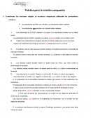 Práctica para la oración compuesta
