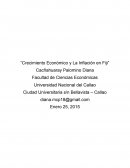 CRECIMIENTO ECONÓMICO E INFLACIÓN EN FIJI