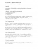 La atención es un proceso en el cual realizamos interiormente cuatro acciones simultáneas: