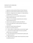 SISTEMA POLITICO MEXICANO GUIA DE EXAMEN