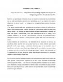 Tema de Ensayo del artículo: “La independencia del aprendizaje implícito con respecto a la inteligencia general en niños de edad escolar”.