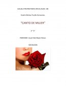 Reseña de la obra.” CANTO DE MUJER”
