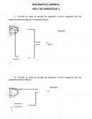 Escribir la tabla de verdad del siguiente circuito compuesto por las siguientes puertas lógicas