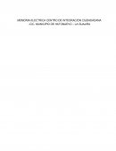 MEMORIA ELECTRICA CENTRO DE INTEGRACIÓN CIUDADADANA –CIC. MUNICIPIO DE HATONUEVO – LA GUAJIRA