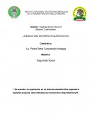 El derecho a la seguridad social es el conjunto de normas y ordenamientos que el Estado emite con la finalidad de garantizar al ciudadano la oportunidad para superar las contingencias