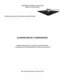 ELABORACIÓN DE TU MONOGRAFÍA