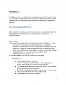 Practica quimica Objetivos