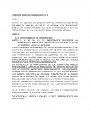 MARINA HA RECIBIDO UNA DECLARATORIA DE EXPROPIACIÓN EL DÍA 05 DE ABRIL DE 2009, EN LA QUE SE LE INFORMA QUE TENDRÁ QUE DESALOJAR EL BIEN INMUEBLE QUE ES DE SU PROPIEDAD, LA CUAL ES TIERRA EJIDAL, EN SAN SALVADOR ATENCO, ESTADO DE MÉXICO.