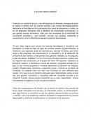 A qué nos vamos a dedicar?