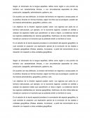 Según el diccionario de la lengua española, define como región a una porción de territorio con características étnicas, o con circunstancias especiales de clima, producción, topografía, administración, gobierno, etc.