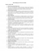 Taller Decálogo para la Cultura de la Calidad Empresa a analizar. GMS.