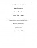 Ensayo sobre “Los autores de la Nueva España y sus relaciones Internacionales en la época de la Independencia”