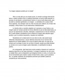 Ensayo de “La imagen adquiere sentido por la mirada”